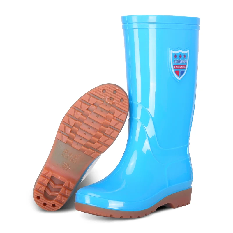 Wellington Pvc for Women High Heel Work Raining South Africa Ladies Rain Boots Rain boots wholesale