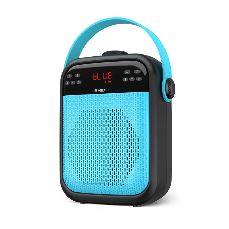 SHIDU Big Power 25W Home Portable Karaoke Speaker FM Radio Portable Subwoof Festival Speaker