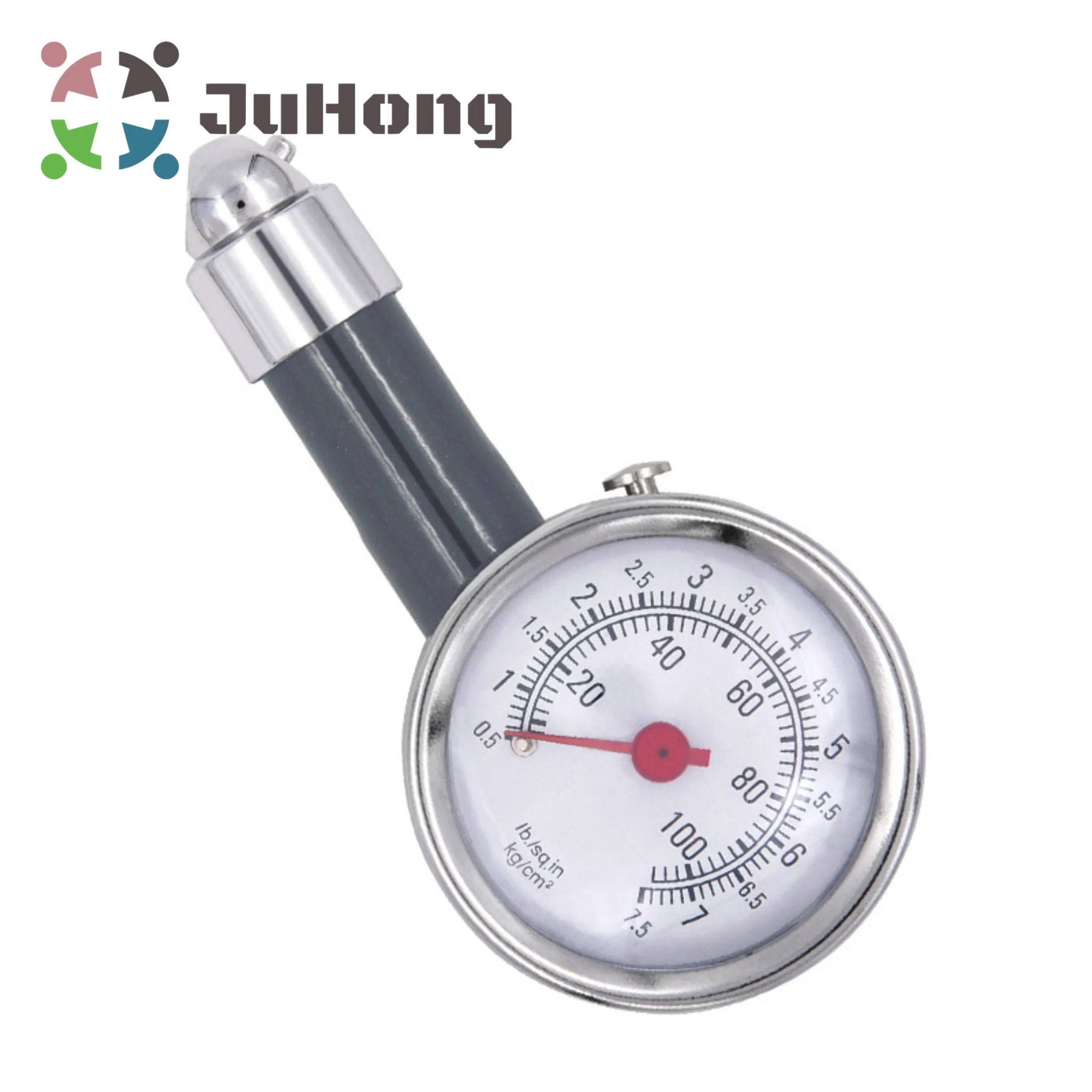 Manual High-precision Tire Pressure Gauge with Air Release Button 10-100 psi