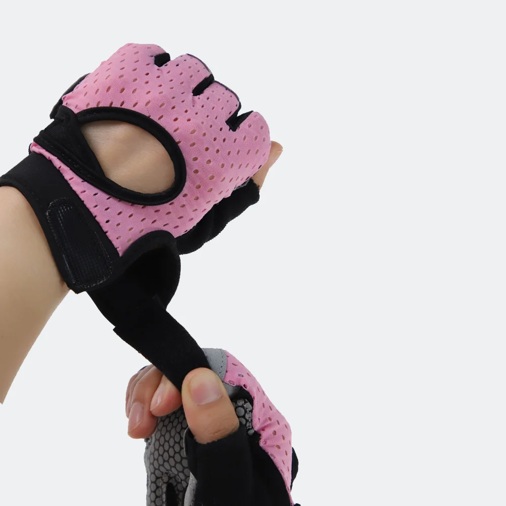 Hot Selling Kids Half Finger Gloves Fingerless Bicycle Gloves Breathable Kids Short Finger Gloves