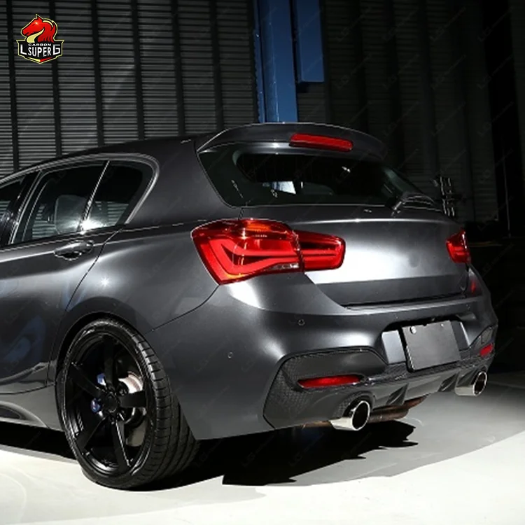 Hot 3D Style Real Carbon Fiber Roof Spoiler for BMW 1 Series hactback F20 116i 118i 120i 125i 2011-2018 Rear Wing