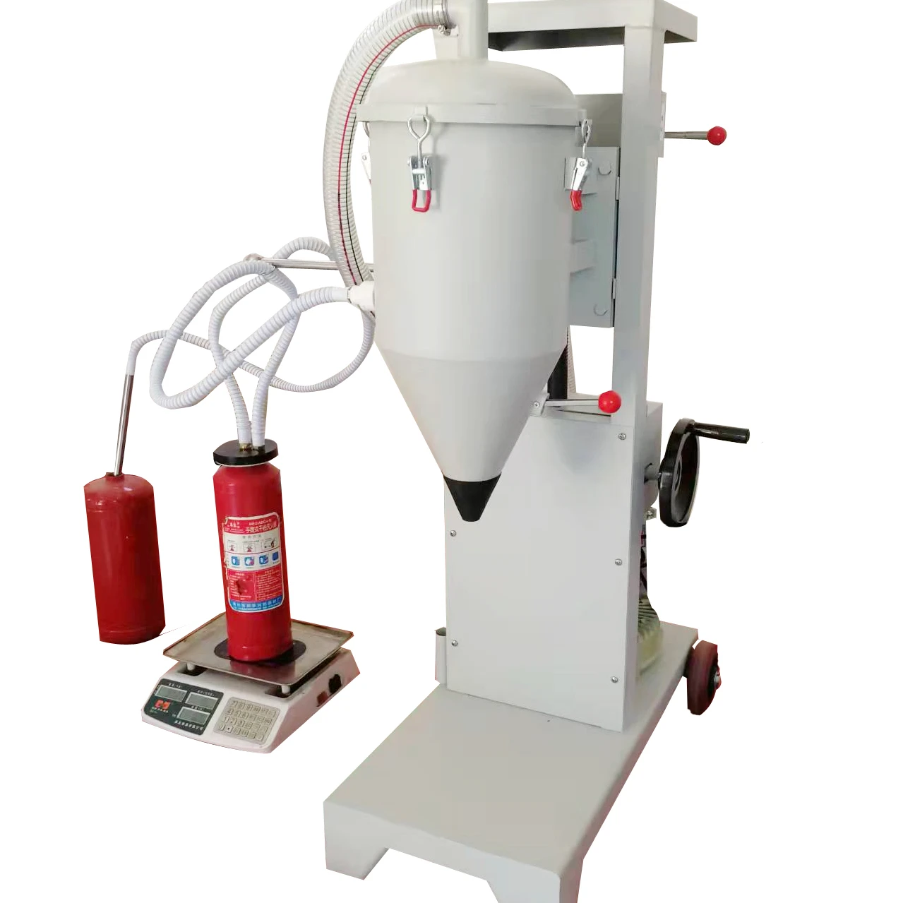 40 year factory abc powder refilling equipment, auto fire extinguisher filling machine