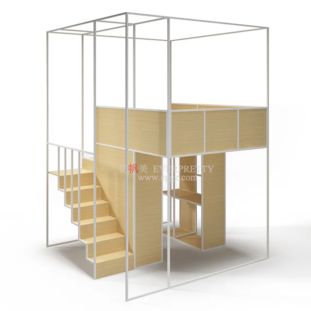 Modern Design Hostel Furniture Adult Wood Double Loft Bunk Beds with Table for Sale