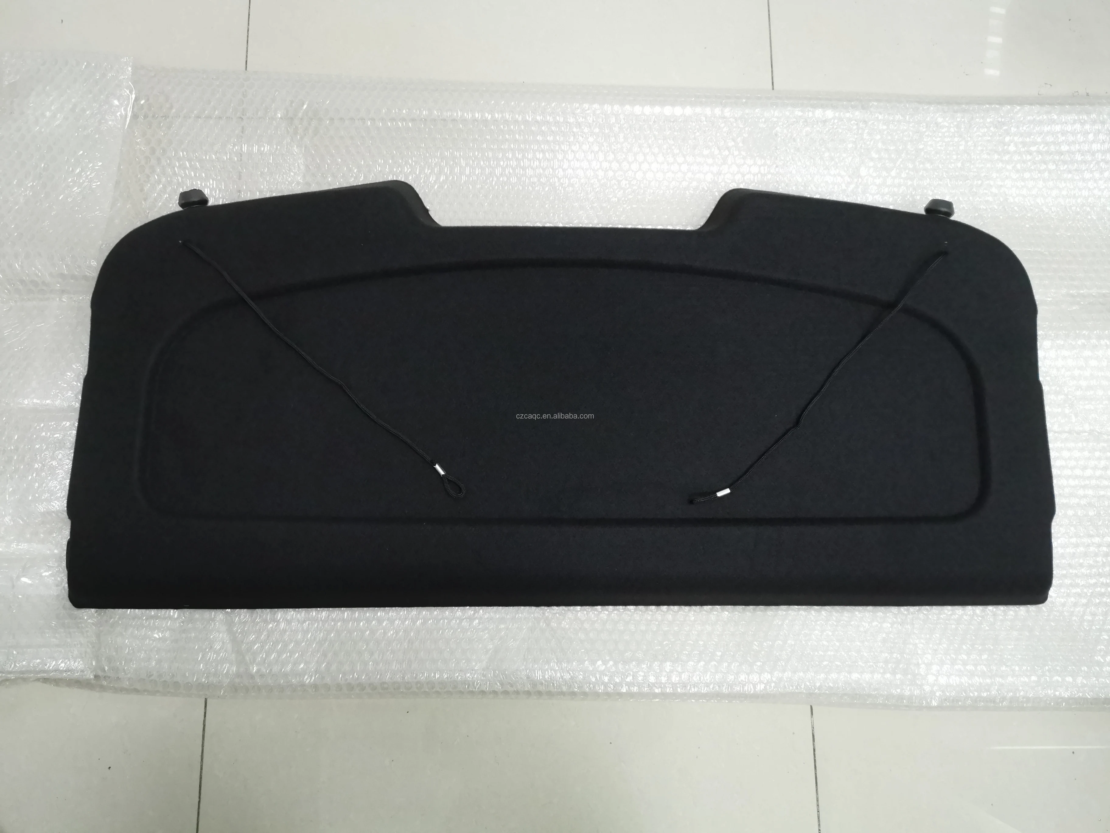 Compatible with 2011-2019 Ford Fiesta Hatchback Cargo Cover Board Black Non Retractable Rear Tonneau Shield Parcel Shelf Shade