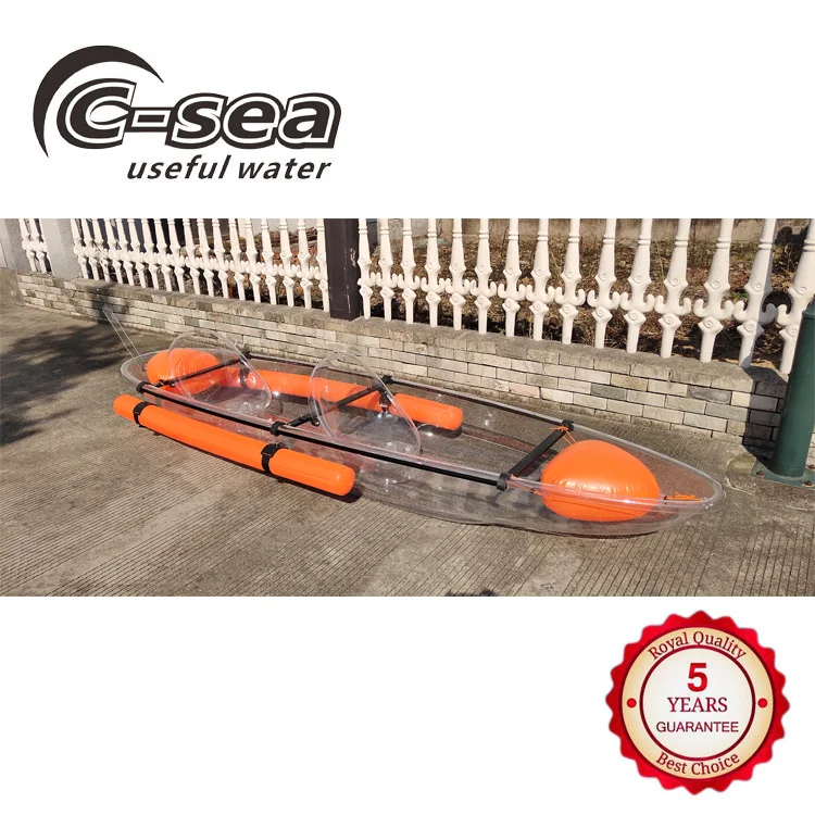 Двойной прозрачный каяк для продажи