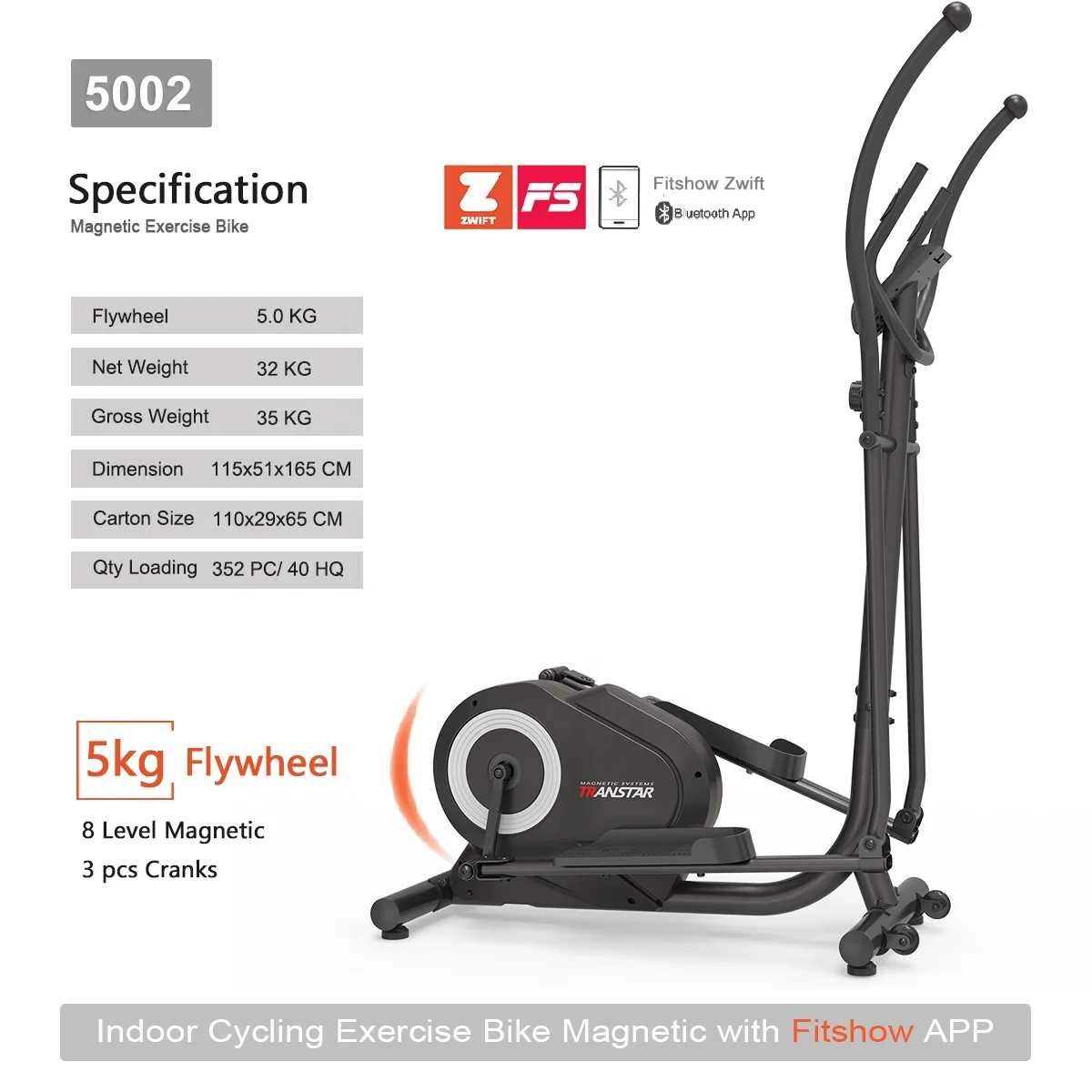 2022 Amazon Home Use Elliptical Machine Exercise Bike Orbitrack Elliptical Cross Trainer for Elderly