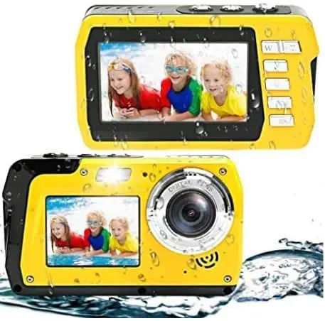 16X Digital Zoom Digital Camera 48MP Waterproof Camera 2.7K Vlogging Waterproof Camera for Kids