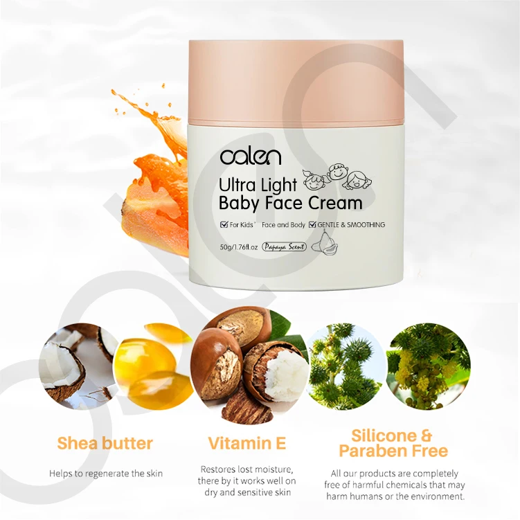 Оптовая продажа увлажняющий крем для детского лица oala без спирта мягкий малышей защищает детскую кожу