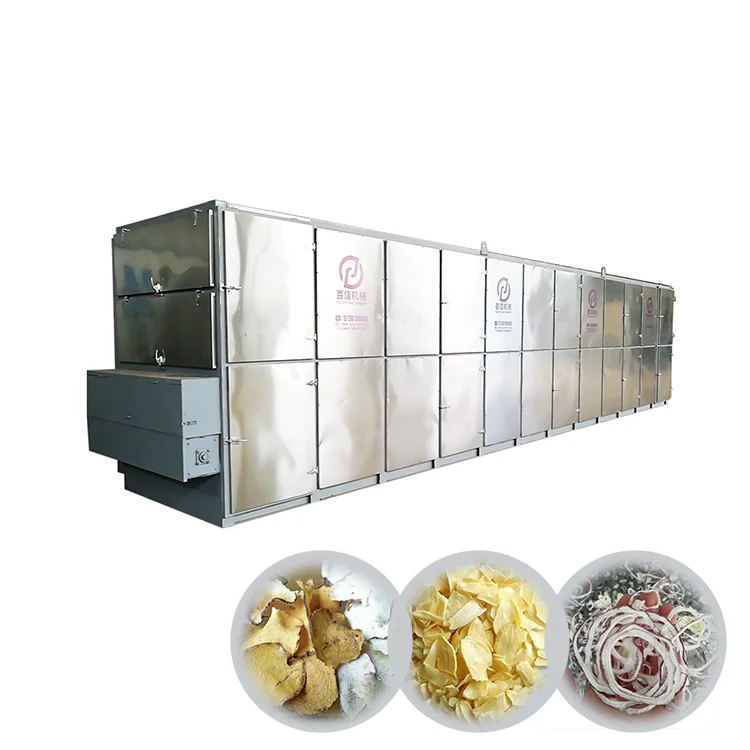 Factory Directly drier for dewatered lemon slices tunnel nets belt dryer vegetables and fruits food drying oven