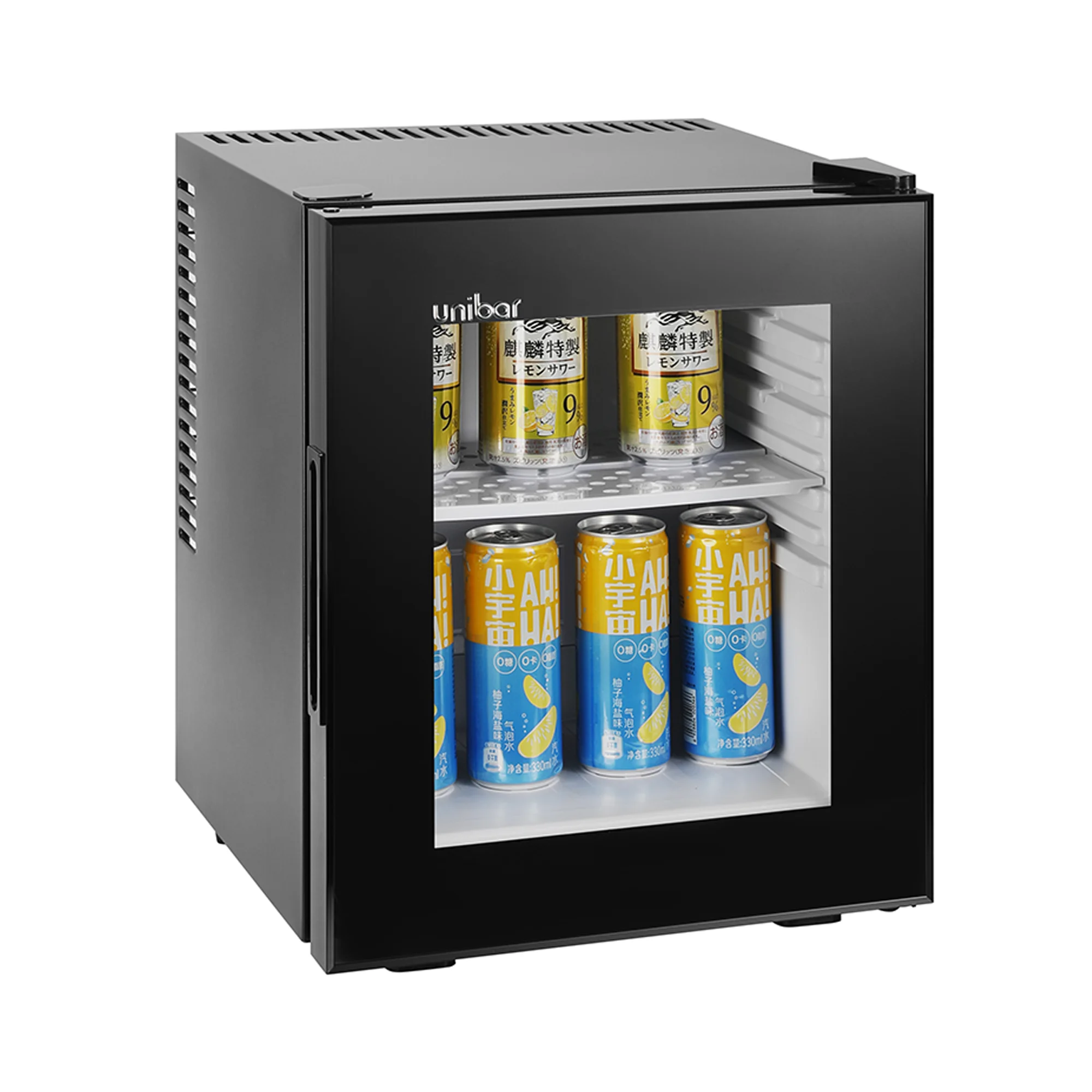 220V Mini Chocolate Display Fridge Refrigerator For Hotel Mini  Custom Fridge