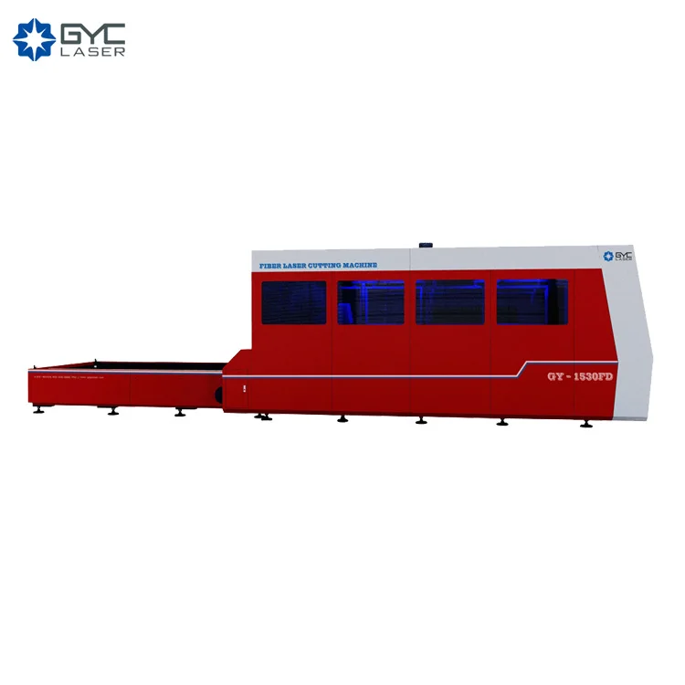 Enclosed Type 1000w 2000w 3000w 6000w Fiber Laser Cutting Machine for Metal Sheet