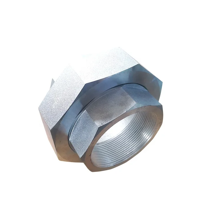 ASTM  a105 SCH40 carbon steel galvanized butt weld pipe fitting union