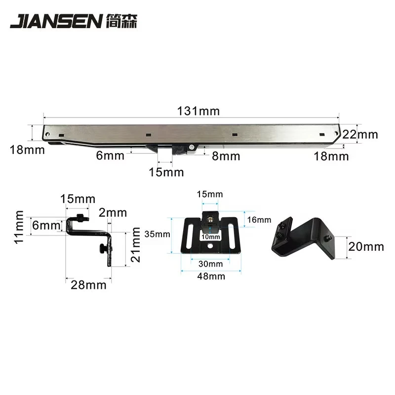 Wholesale OEM/ODM  Barn Door Hardware Kits Barn Door Soft Closer Mechanism Spring Buffer Damper