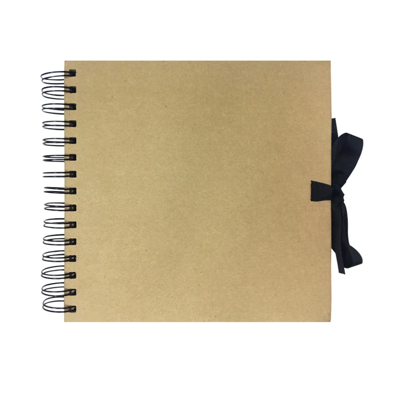 diy kraft paper 8*8  10*10 12*12 inch wedding scrapbook photo album scrap book