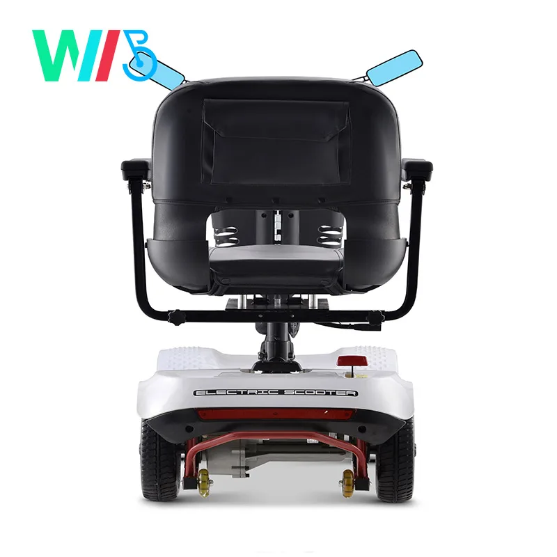 Disabled Scooter Four Wheels Parents Eld People Outdoor 4 Wheel Foldable Old People Disabled Electric Mobility Scooter