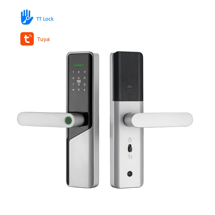 Volibel Aluminum Alloy Rfid Card Password Code Electric Digital Smart Door Lock Without Fingerprint Tuya Ttlock App