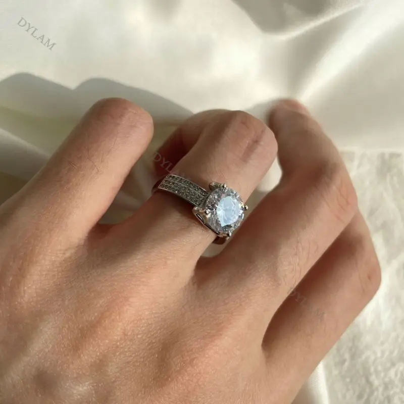 boho jewelry bague bijoux femm signet ring 2021 jewelry stainless steel bijoux diamond ring tarte aquamarine diamond ring