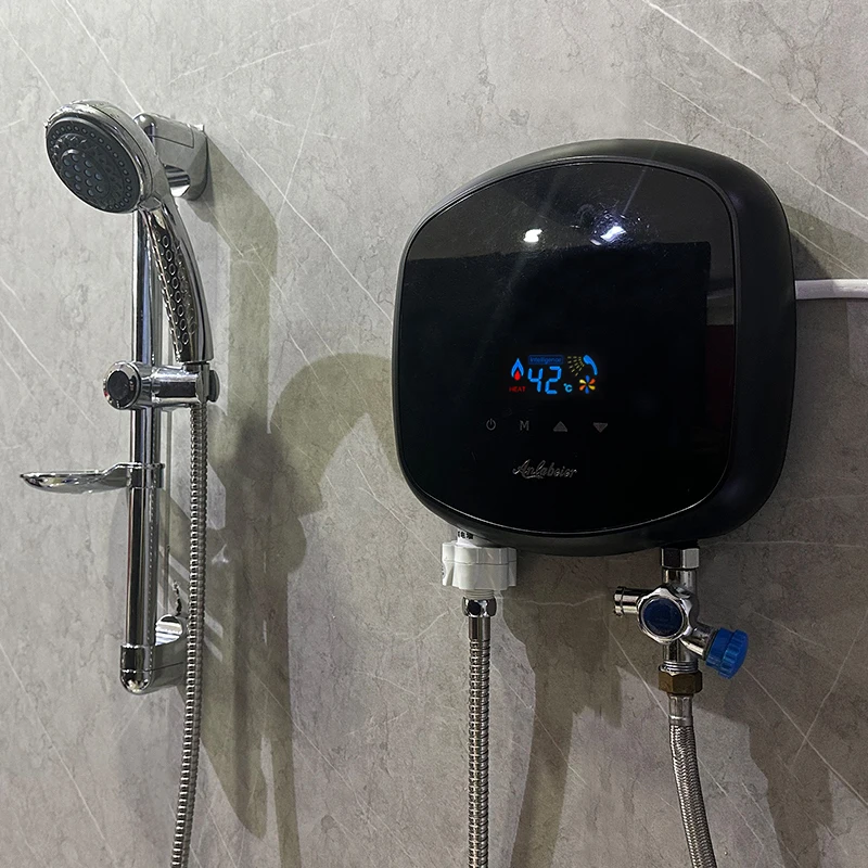 calentador de agua para ducharse 220v portable 5500w electric hot water heater electric geyser electric