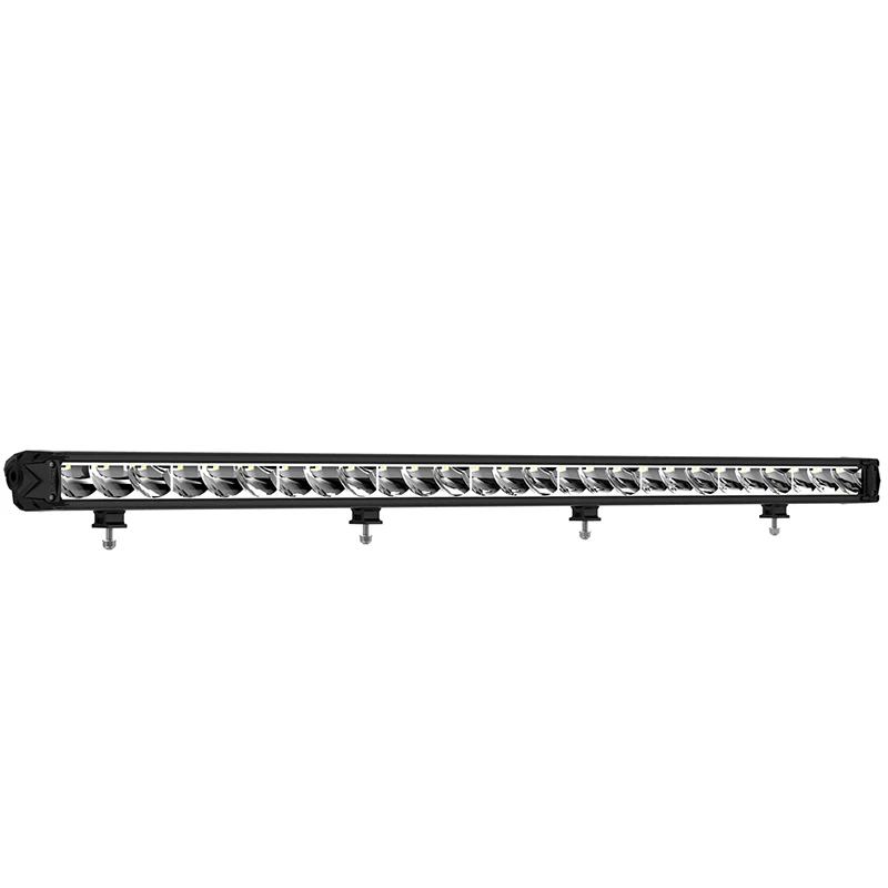 Emark Aluminum 12V ip68 waterproof bar light single row led work light bar truck ATV UTV light bar