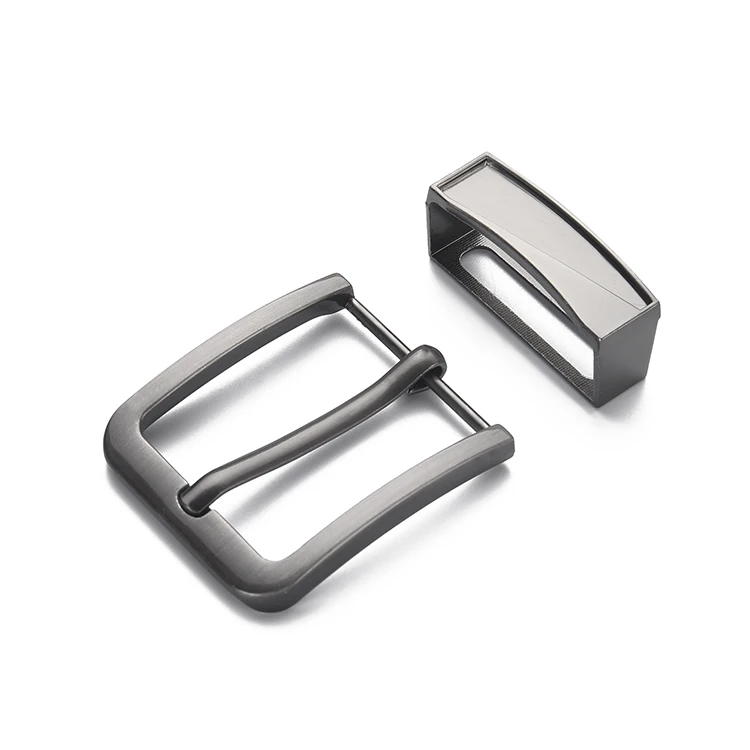 Wenzhou yuanqiao  Fashion 40mm chrome  Plating Zinc Alloy Metal Belt Set Pin Buckle