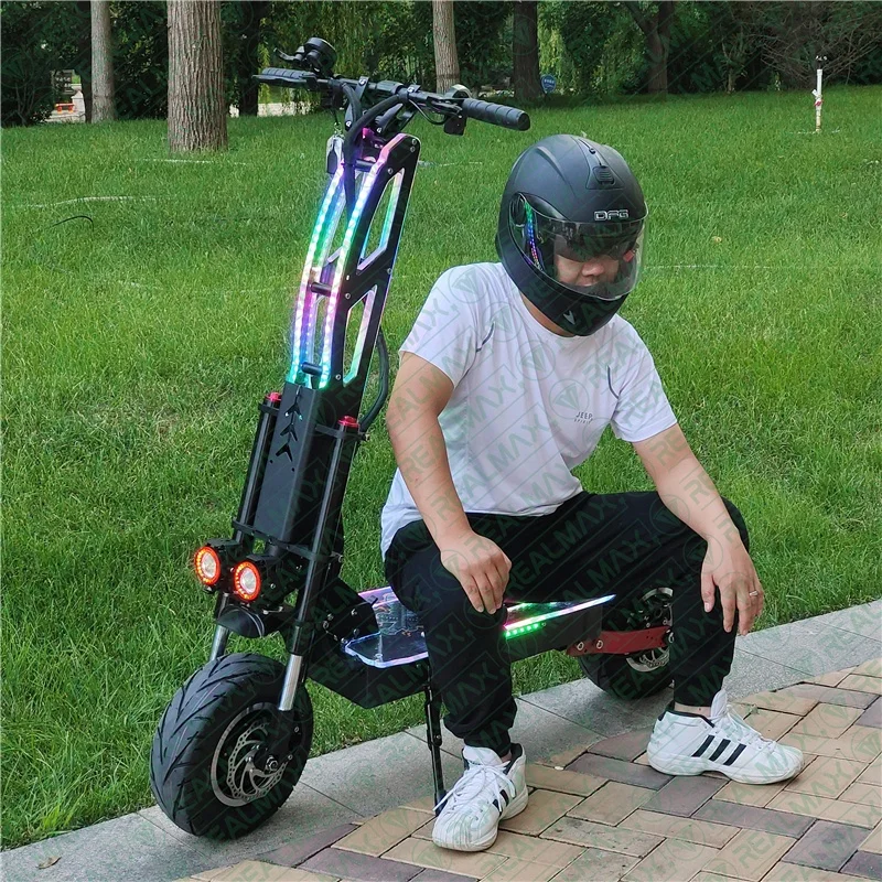 new design fat wheels REALMAX SM-13 13inch fast dual motor electric kick scooter on sale