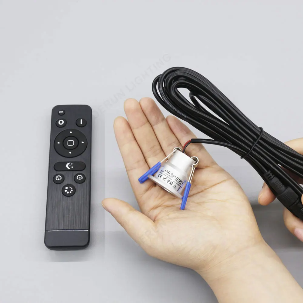 12x Veranda spot of 3W non dimmable LED mini spots set