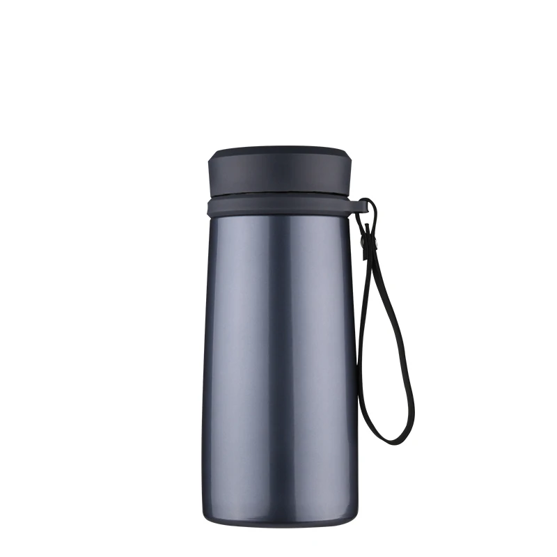 High Quality vacuum flask Insulated thermos double walled stainless steel thermo with rope