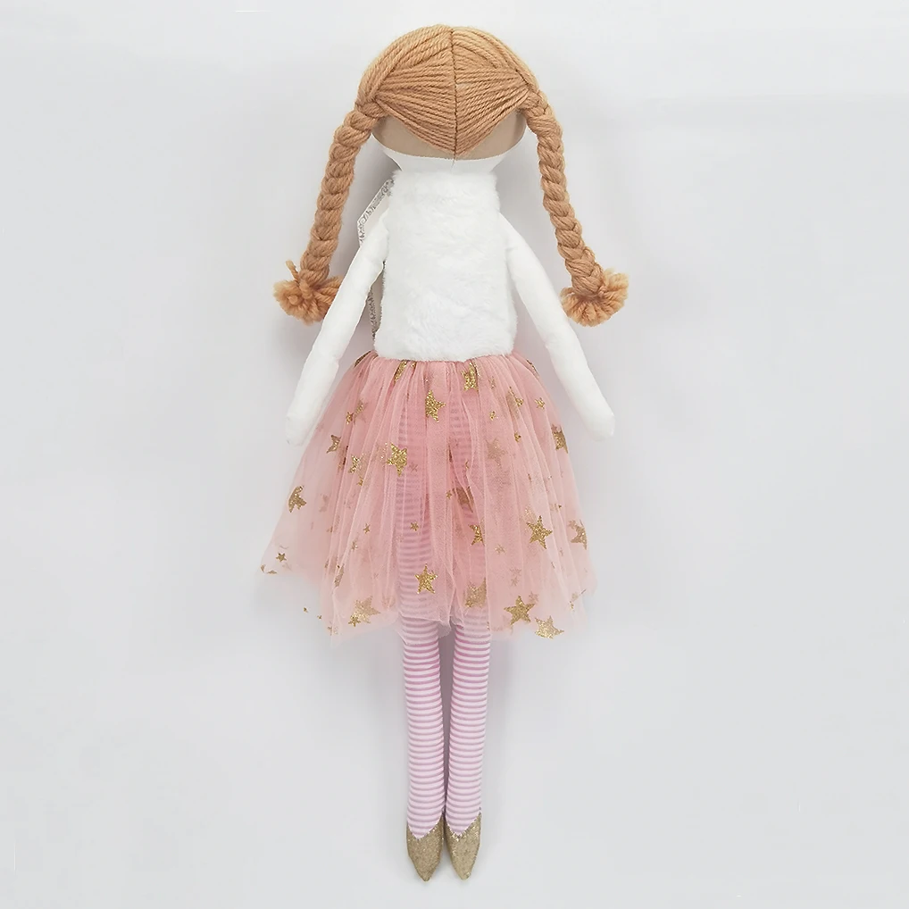 new Linda doll cuddle toy kids comforter toy sweet long leg girl doll sleeping mate angel fairy toy