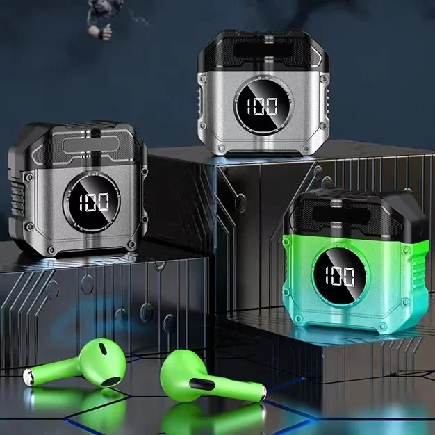 Factory Wholesale Price Tws Earbuds Tws Led Power Display Wireless Gaming Earphone