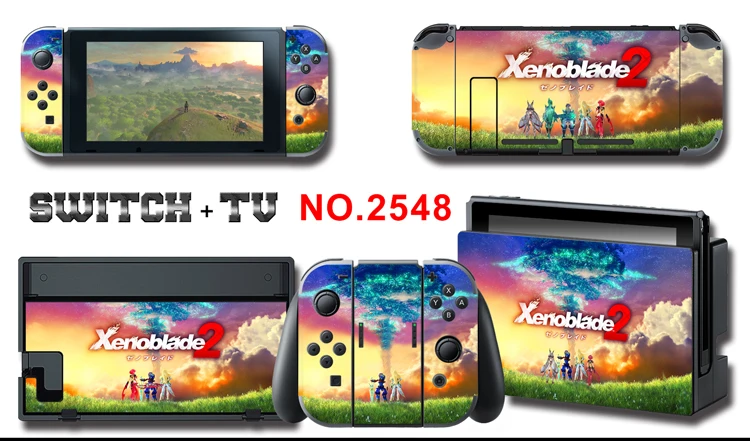 Высококачественная профессиональная наклейка на кожу Xenoblade chronles 2 для Nintendo Switch