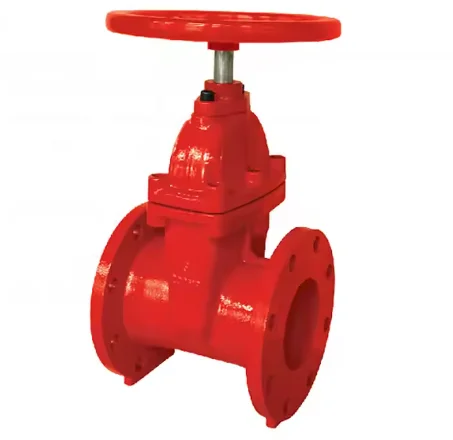 ANSI125/150 Manual Fire Valve with Resilient Seat High Temperature Gate Valve with Non-Rising Stem for Water Application
