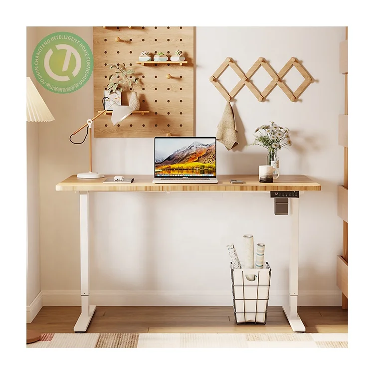 Timotion Luxury Stand Furniture Motor Controllers Metal Electric Smart Computer Legs Electrical Adjustable Height Office Table