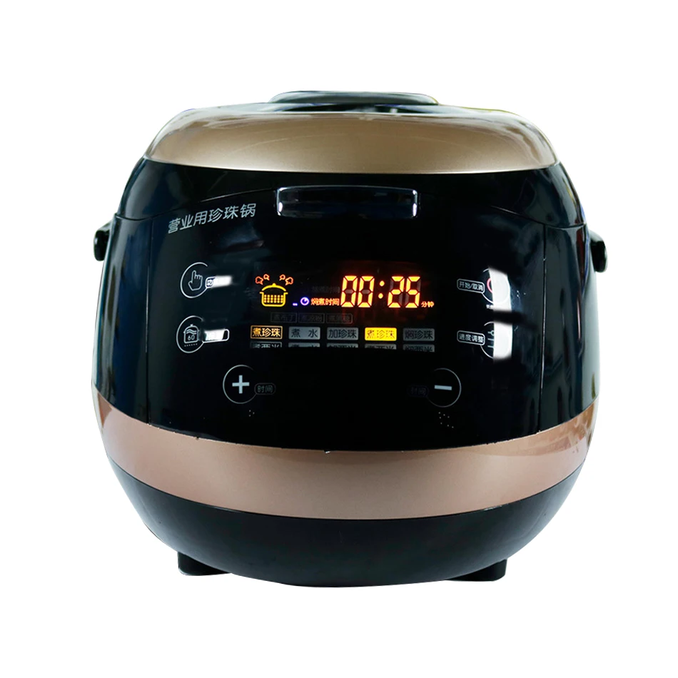 Commercial 5L Large Capacity Pearl Cooking Pot Tapioca Boba Bubble Sago Taro Cooker Warmer Boiler Machine for Milk Tea Shop