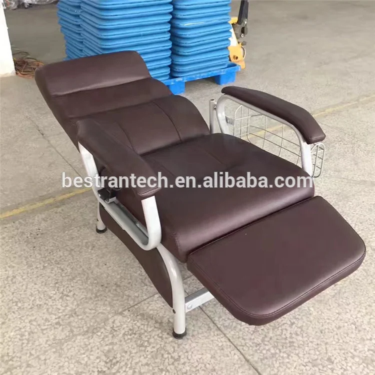 BT-TN006 Hospital 3 Section Manual Transfusion Chair Medical IV Infusion Chair with armrest mattress Price