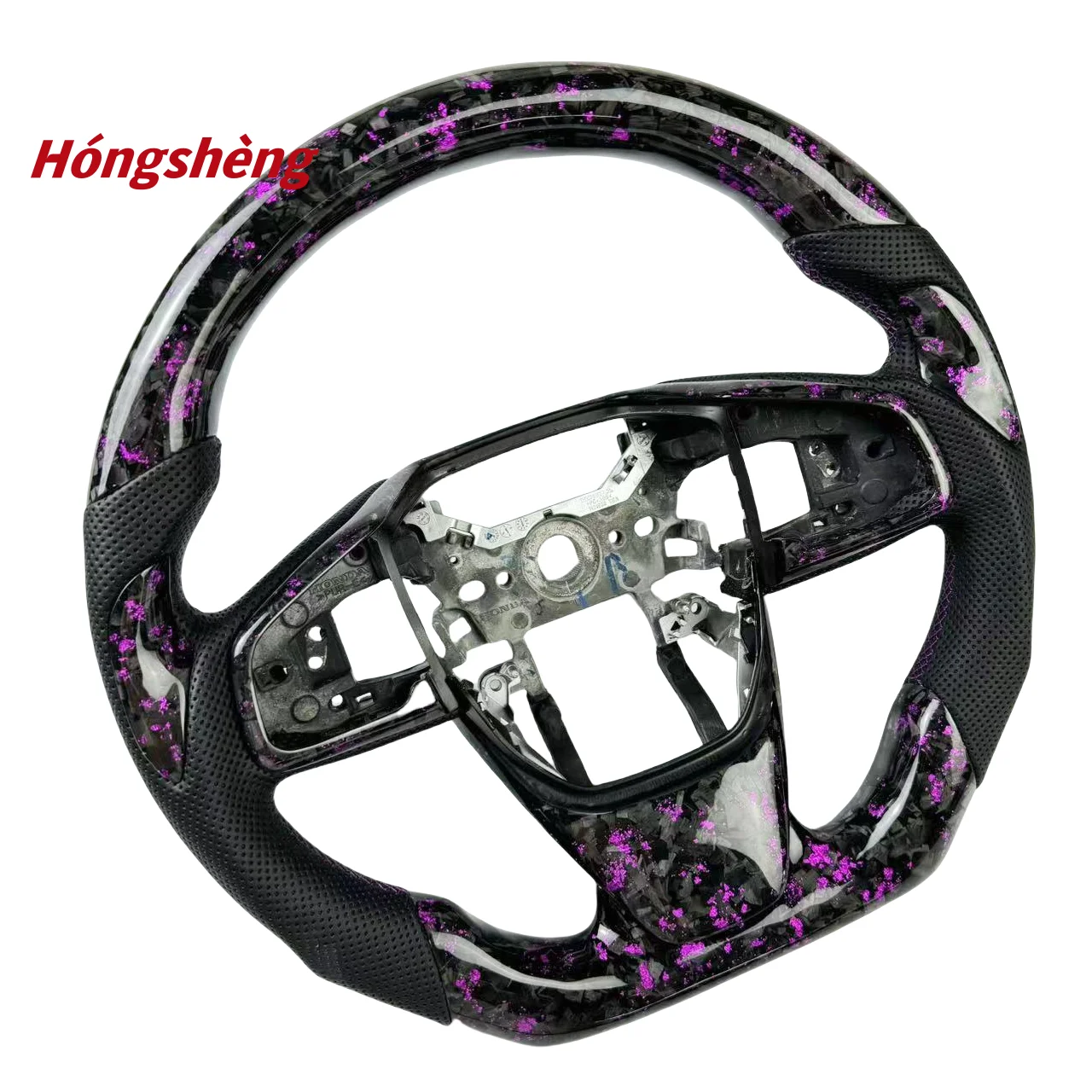 for Honda Civic Type R 10th Generation Accord CRV XRV Custom D-shaped steering wheel True forged carbon fiber steering wheel