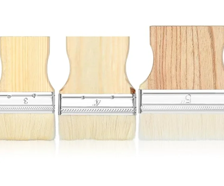 3 Set Art Paint Brushes Painting Brushes for Artists and House Building