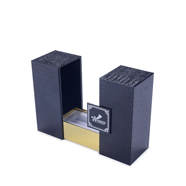Custom Double Open Rigid Perfume Box Sliding Scent Paper Box Manufacturer