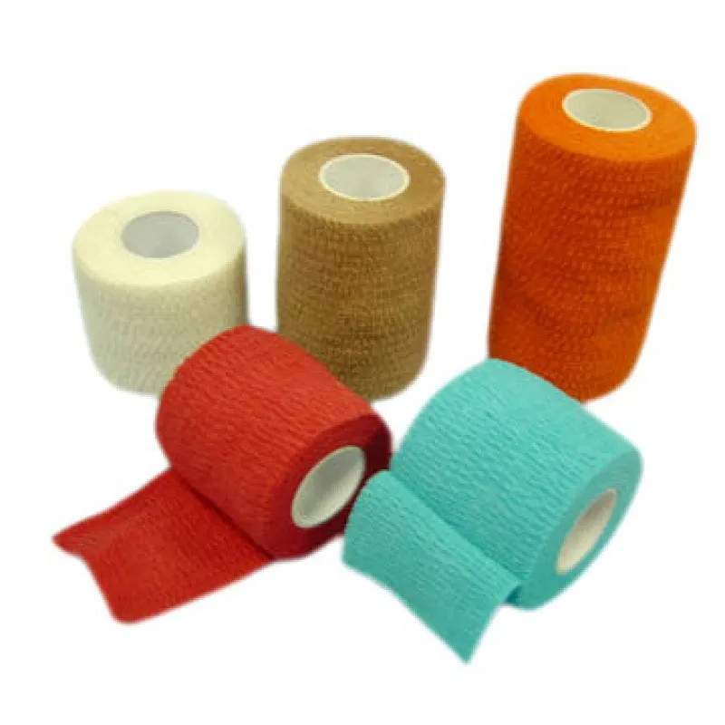 Multiple usage Colored Self-Adhesive Non-Woven Cohesive Bandage Sport Adhesive Elastic Bandage