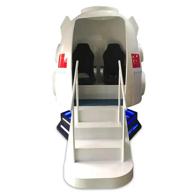 Popular Arcade game Canton Fair 9D VR flight training airplane vr spaceship  flight simulator equipment