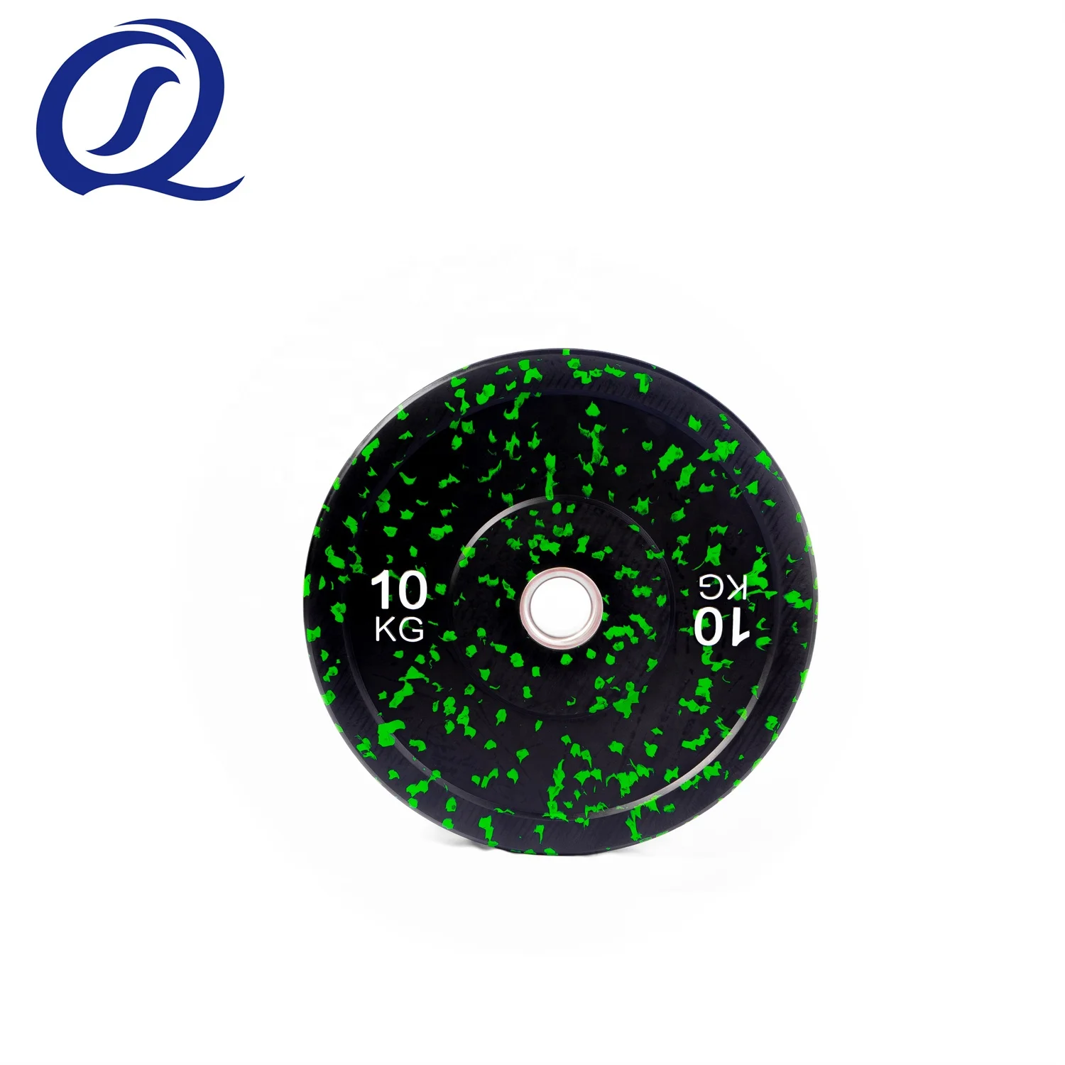 Top Quality Durable Cross Fitness Equipment Color Camouflage Rubber Bumper Weight Barbell Plates