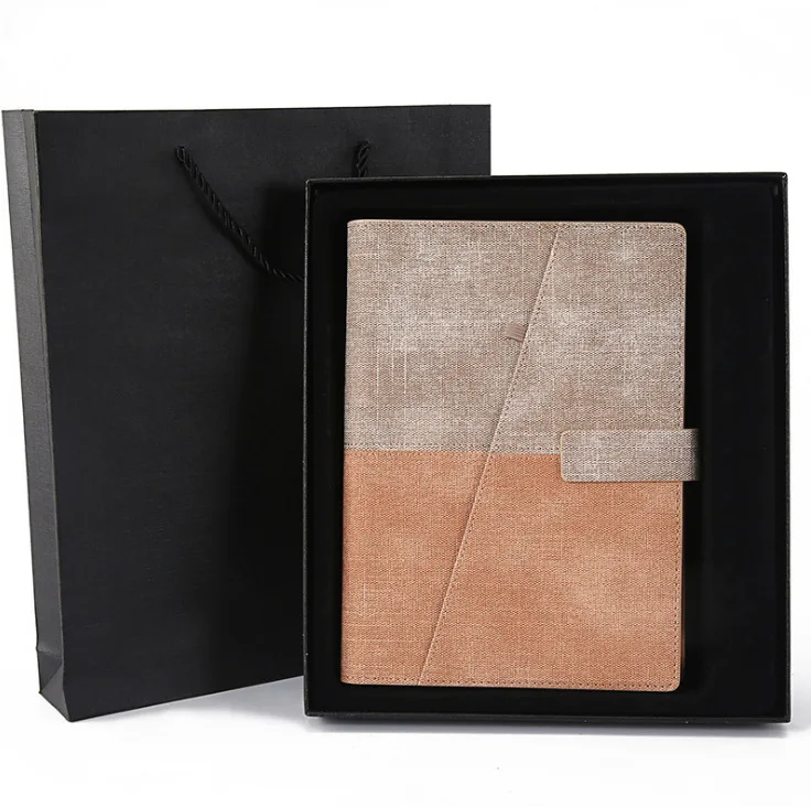 A5 PU leather Loose-leaf Erasable Repetitive writing waterproof paper notepad notebook gift set