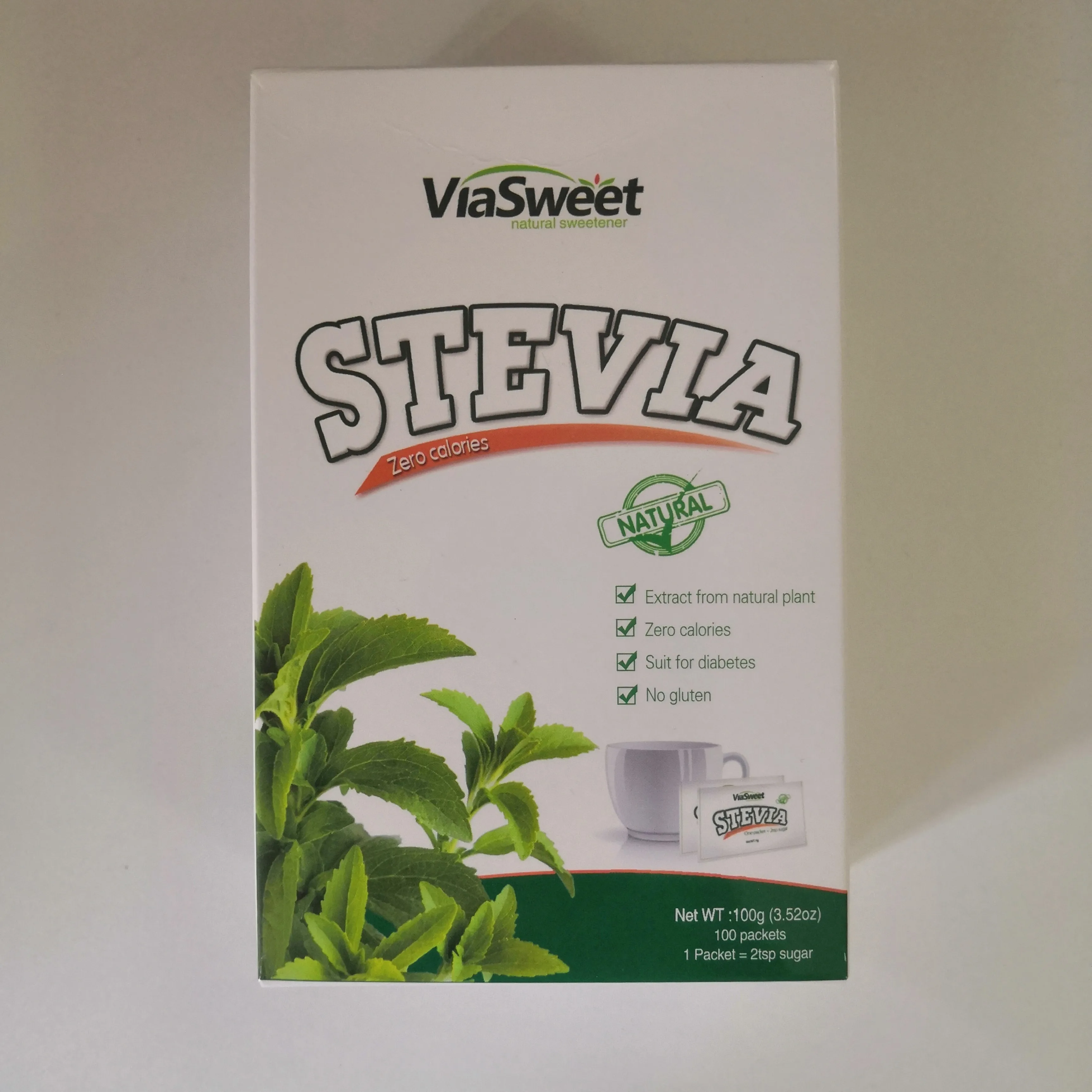  Высококачественный подсластитель stevia packet/Саше оптом для кофе или