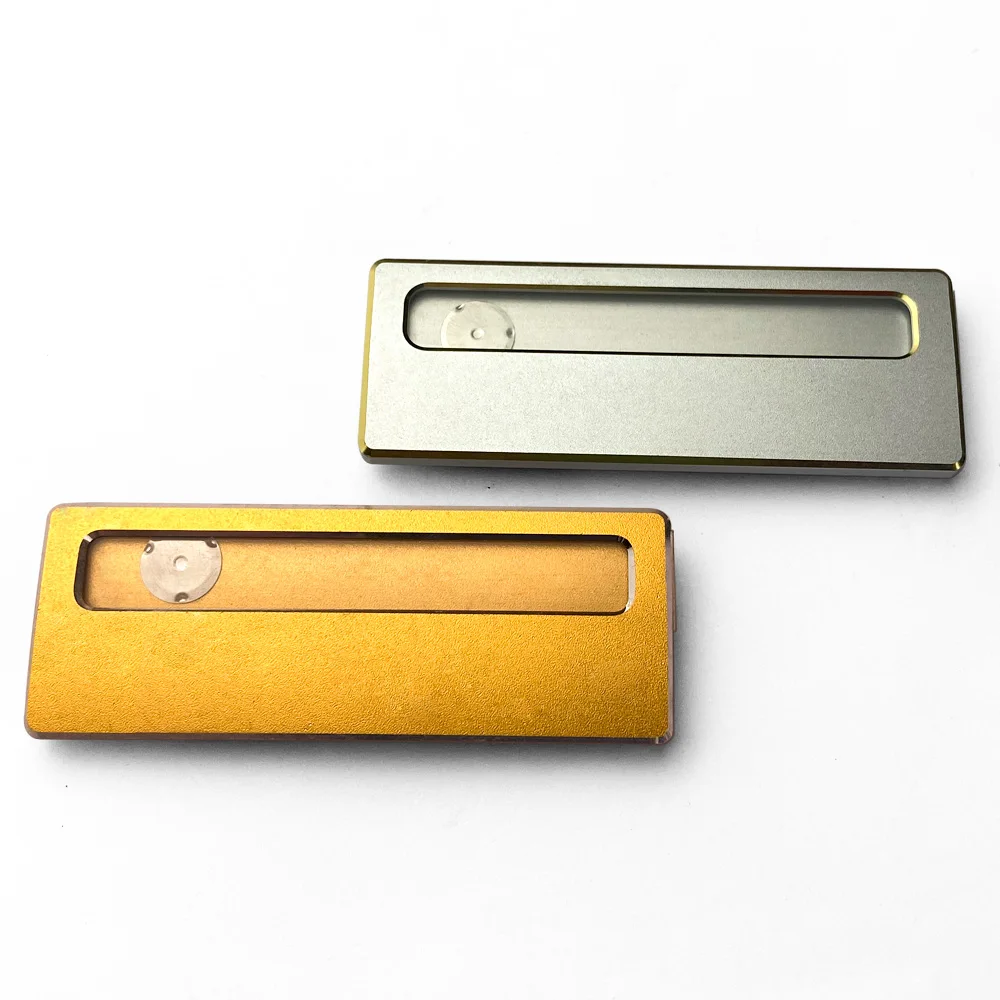 Sublimation Badges Pin DIY Blank ID Name Badge Heat Transfer Name Tag with Pin Backing for Personalized Badges Making