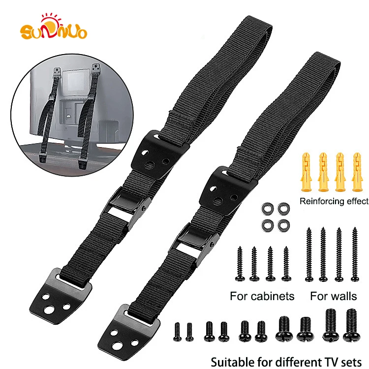 SUNNUO Hot selling Baby Home Safety Furniture Wall Safety TV anti tip straps