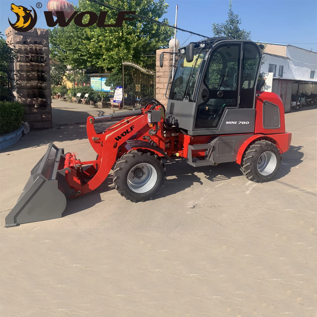 Wolf 1t Mini780T Garden Loader Farm Loader Mini Wheel Loader Price
