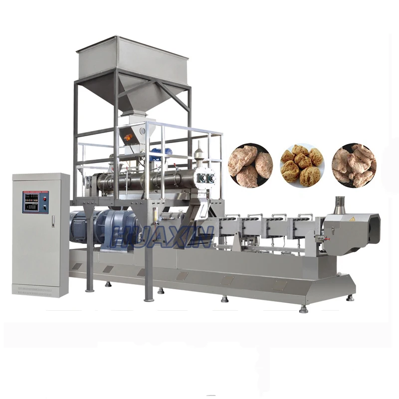 Hmma High Moisture Mock Meat Analogue Production Line/tvp Tsp Soy Protein Make Extruder Machinery