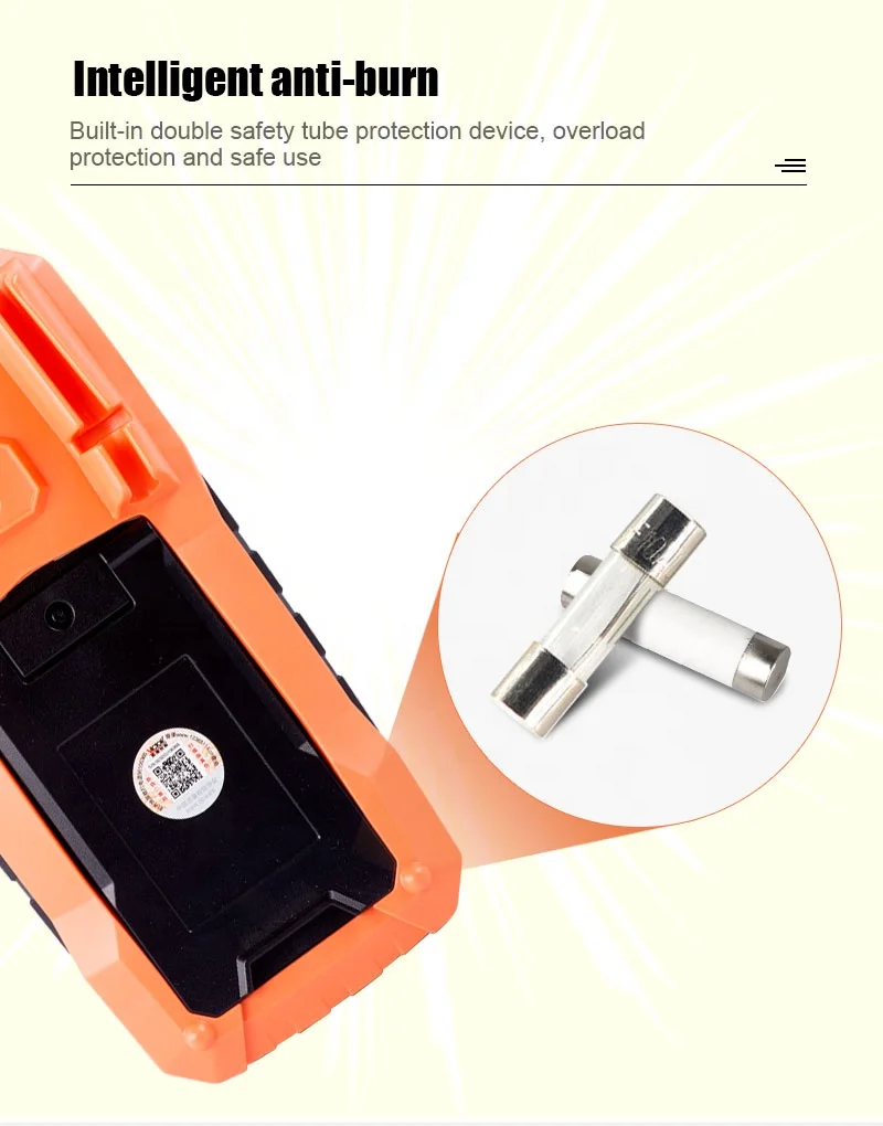 DECCA VC97 digital multimeter New Model Auto Range  AC DC Voltage Current With Temperature Measurement Tester multimeters