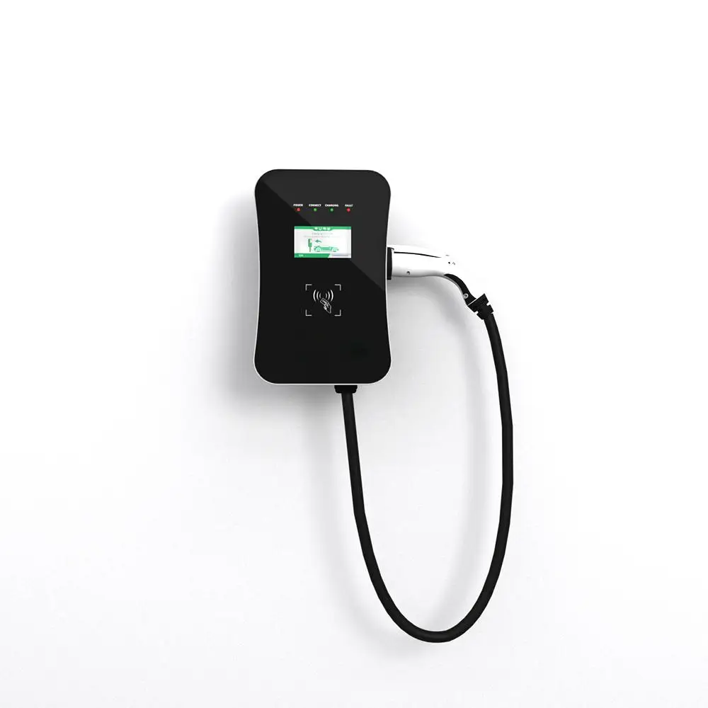 1 фаза EV зарядное устройство для домашнего использования 7KW 11KW 22KW 3 фазы 380V дом зарядная станция