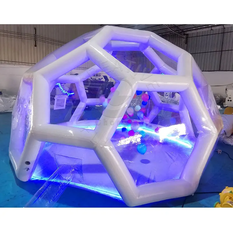 Advertising Wedding Party clear plastic dome Transparent Bubble Tent Inflatable Dome Balloon House