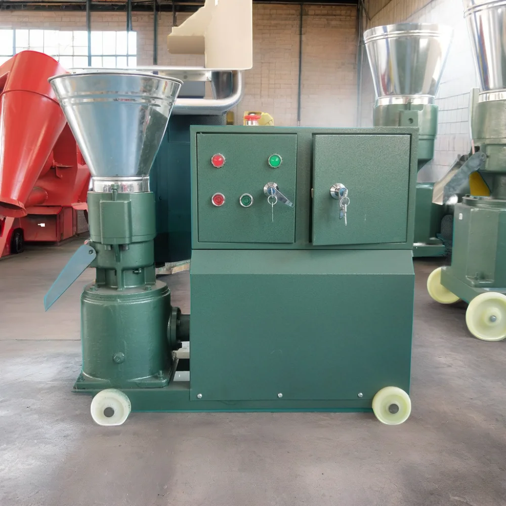 2024R High Productivity Poultry Feed Pellet Making Machine Used Seed Pelleting Machine with Reliable Engine Gear Farms Home Use